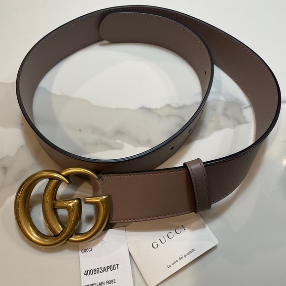 Gucci belt in porcelain rose - Picture 4 of 6